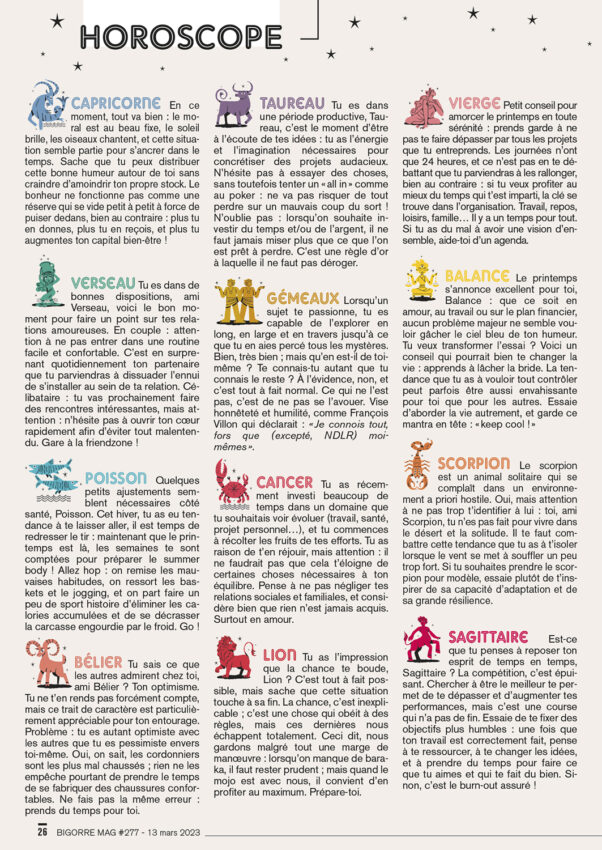 277 HOROSCOPE
