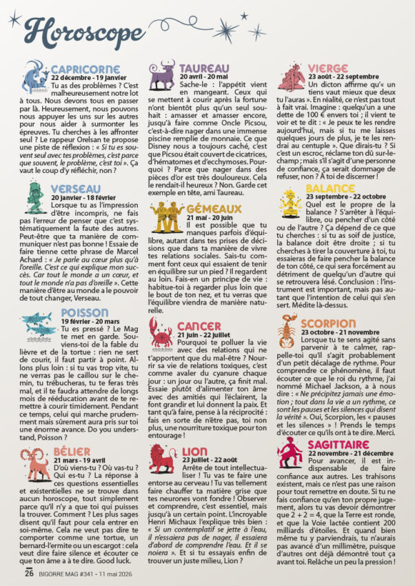 341 HOROSCOPE