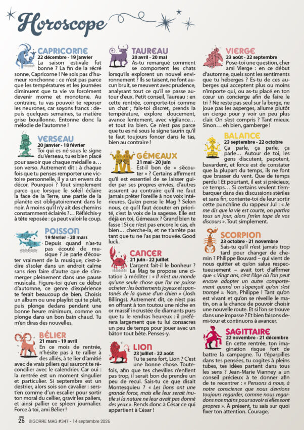 HOROSCOPE 347